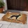 Watchful Dog Silhouette 'No Need To Knock' - Home Protection Decor - Dog Lover Gift Doormat - 5