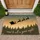 Santa Sleigh Reindeer Flying Pine Forest Night Sky - 'And To All A Good Night' Christmas Doormat - 1