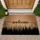 Welcome Script Evergreen Trees Woodland Forest Scene Home Entryway Decor Doormat - 1