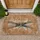 Welcome Script Winter Skis - Ski Lodge Decor Gift Doormat - 1