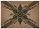 Ornate Black Snowflake Leaf Accents Tribal Geometric Shapes - Home Decor Gift Doormat - 7