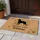 Black Dog Silhouette Welcome Text - Home Decor Gift for Dog Lover Doormat - 5