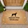 Greyhound Dog Silhouette 'Hello Welcome' - Home Decor Gift for Dog Lover Doormat - 1