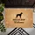 Greyhound Dog Silhouette 'Hello Welcome' - Home Decor Gift for Dog Lover Doormat - 6