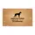 Greyhound Dog Silhouette 'Hello Welcome' - Home Decor Gift for Dog Lover Doormat - 3