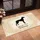 Hello and Welcome Slender Dog Silhouette - Home Entryway Decor Gift Doormat - 4