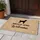 Standing Dog Silhouette Hello Welcome Botanical Paw Prints - Home Decor Gift Doormat - 5