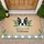 Hello Welcome Boston Terrier Botanical Diamond - Home Decor Dog Lover Gift Doormat - 1