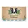 Hello Welcome Boston Terrier Botanical Diamond - Home Decor Dog Lover Gift Doormat - 3