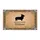 Corgi Silhouette Hello Welcome Text Leafy Branches Floral – Welcome Home Decor Gift Doormat - 3