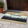 Welcome Script Pine Fir Forest Tree Line Diamond Border - Housewarming Decor Doormat - 5