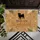 Cheerful Pug Dog Hello Welcome Sign Botanical Ferns Paw Prints - Home Entryway Decor Gift Doormat - 6