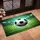 Soccer Ball Goal Netting Pitch - Sports Fan Home Decor Gift for Soccer Player Doormat - 4