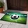 Soccer Ball Goal Netting Pitch - Sports Fan Home Decor Gift for Soccer Player Doormat - 5