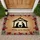 Nativity Scene Guiding Star Frosted Pine Berries Plaid - Christmas Home Decor Doormat - 1