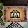 Nativity Scene Guiding Star Frosted Pine Berries Plaid - Christmas Home Decor Doormat - 6