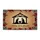 Nativity Scene Guiding Star Frosted Pine Berries Plaid - Christmas Home Decor Doormat - 3