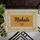 Mahalo Plumeria Geometric Woven Tapestry Golden Brown - Tropical Home Decor Gift Doormat - 6