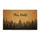 Rustic Forest Custom Family Name Silhouette - Housewarming Home Decor Gift Doormat - 3