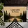 Lake Life Dock Pine Trees Lakeside Vista Custom Name - Everyday Home Decor Gift Doormat - 6