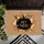 Black Pumpkin Silhouette Hey There Text Fall Leaves - Autumn Home Decor Doormat - 6