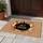 Black Pumpkin Silhouette Hey There Text Fall Leaves - Autumn Home Decor Doormat - 5