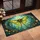 Ornate Luna Moth Stained Glass - Forest Garden Decor Gift Doormat - 4