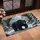 Black Bear Emerging from Cave Snowy Winter Forest - Wildlife Lover Home Decor Gift Doormat - 3