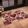 Patchwork Hearts Scrolled Floral Roses - Home Decor Gift Doormat - 4