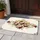 Opulent Gold Heart Frame Rose Bouquets Wildflower Garden - Home Decor Gift Doormat - 5