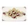 Opulent Gold Heart Frame Rose Bouquets Wildflower Garden - Home Decor Gift Doormat - 3