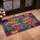 Iridescent Dragonfly Floral Quilted Patchwork - Home Decor Gift for Nature Lover Doormat - 4