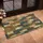 Muted Richly Patchwork Floral Damask Swirl - Farmhouse Home Decor Gift Doormat - 3