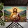 Jesus Cradling Lamb Wildflower Mountain - Christian Faith Home Decor Gift Doormat - 6