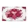 Hearts Red Pink Polka Dots Floral - Everyday Home Decor Gift Doormat - 3