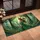 Deer Antler Spirit Woman Glowing Orb Raven - Woodland Decor Gift Doormat - 4