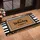 Custom Family Name Welcome Sign - Brown Black Striped Outdoor Decor Doormat - 4