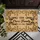 Custom Family Name and Year Leafy Scrollwork – Rustic Home Decor Gift Doormat - 6