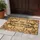 Custom Family Name and Year Leafy Scrollwork – Rustic Home Decor Gift Doormat - 5