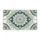 Persian Tile Floral Medallion Geometric Ogee Frame Scrolling Rosettes - Home Decor Gift Doormat - 3