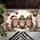 Owls Winter Hats Pine Branch Holly Berries Christmas Decor Doormat - 6