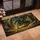 Green Dragon Gold Hoard Cavern - Fantasy Home Decor Gift for Fantasy Enthusiasts Doormat - 4