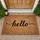 Hello Script - Warm Welcome Everyday Home Decor Doormat - 1