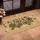 Golden Christmas Snowflakes Paw Prints - Holiday Home Decor Gift Doormat - 4