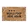 Funny 'Would Poop Here Again' 4.5 Star Review - Home Decor Gift for Dog Lover Doormat - 3