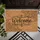 Black Script Welcome Flourishes - Home Entryway Decor Gift Doormat - 6