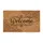Black Script Welcome Flourishes - Home Entryway Decor Gift Doormat - 3