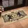 Black Lions Crest Shield Custom Family Name - Elegant Home Decor for Family Residence Doormat - 4