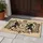 Black Lions Crest Shield Custom Family Name - Elegant Home Decor for Family Residence Doormat - 5