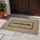 Custom Family Name Rustic Textured Material - Elegant Farmhouse Decor Gift Doormat - 5